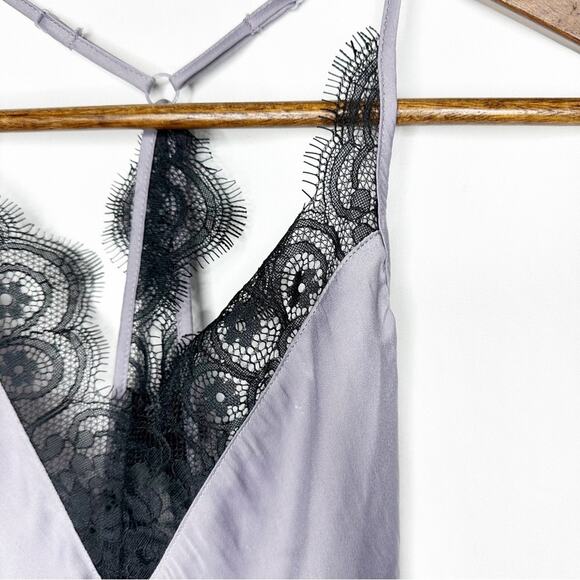 FREE PEOPLE Intimately Starlight Cami Silver Mauve NWT in XS - Picture 3 of 6